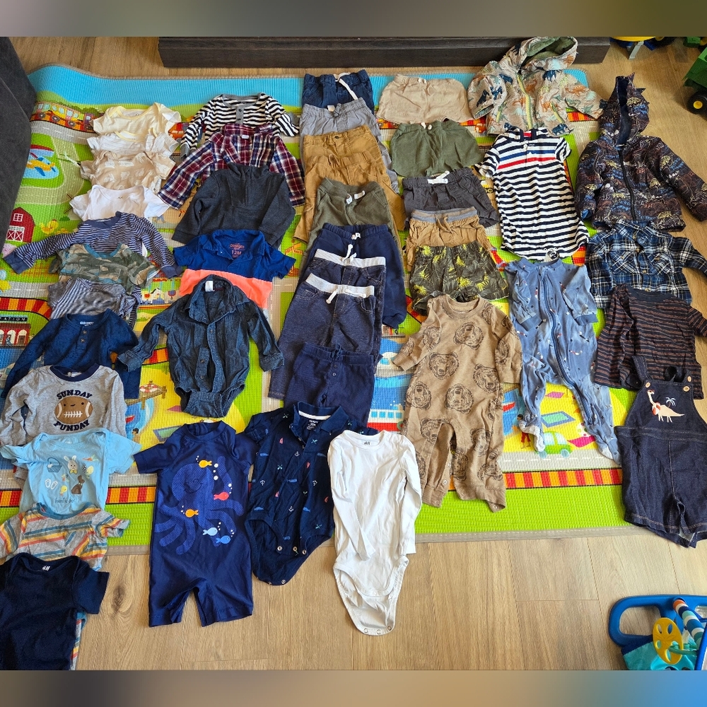 Mixed Baby Boy Clothing Lot 12-18 Month